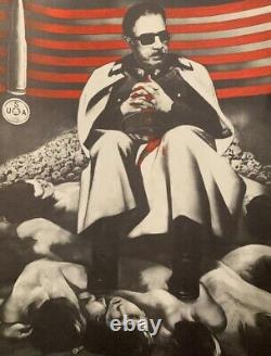 068 SOVIET Propaganda Poster- Koretsky CHILE Anti-USA Cold War Russian USSR