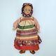 Antique Russian Peasat Girl Doll Dunaev Factory Terracotta Soviet Union 1920th