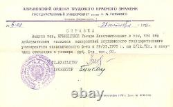 Documented Soviet russian Pedagogical Institute Graduate Graduate Badge