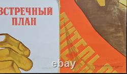 Industrial Production Efficiency In Ussr Large Soviet Russian Political Poster