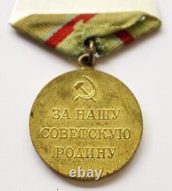 Original Old USSR Soviet Russian Medal for Defense of Kiev WWII WW2 CCCP