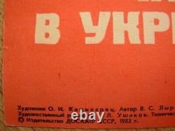 Original Russian Soviet Poster Actively particip USSR military DOSAAF propaganda