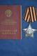 Original Soviet Ussr Russian Order Of Glory With Order Book Low Number 303106