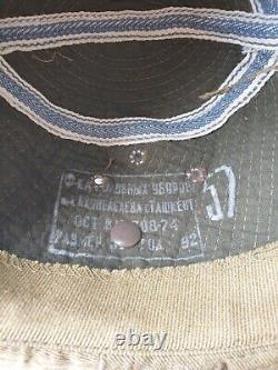 Original Soviet Russian Army Hat Panama Afghanka Size 57