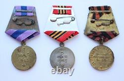 Original Soviet Russian Medal Liberation Prague Berlin VictoryGermany USSR DOC