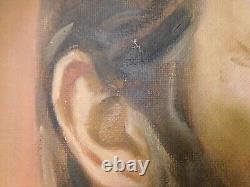 Original Soviet Russian painting portrait of F. Engels 1970s Made in USSR