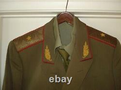 SOVIET RUSSIAN RED ARMY MAJOR GENERAL'S UNIFORM,'70's-'80's, COMPLETE VG SZ 42R