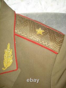 SOVIET RUSSIAN RED ARMY MAJOR GENERAL'S UNIFORM,'70's-'80's, COMPLETE VG SZ 42R