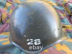 SOVIET RUSSIAN SH40 COMBAT FIELD Helmet Afghan Era Issue