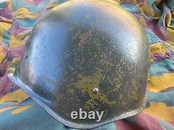 SOVIET RUSSIAN SH40 COMBAT FIELD Helmet Afghan Era Issue