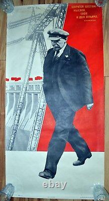 Soviet Russian 1978 Original Poster Lenin