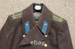Soviet Russian Air Force Officer Lieutenant Service Uniform Coat Overcoat USSR