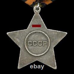 Soviet Russian Medal Order of Glory 3rd Class Leningrad Front Combat 1944