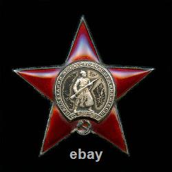 Soviet Russian Medal Order of the Red Star 1944 Belarus Liberation, Colonel arty