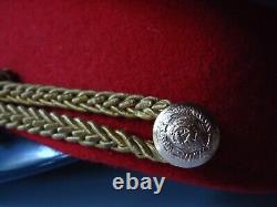 = Soviet (Russian, USSR) General's Visor CAP with Red Band =