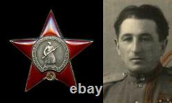 Soviet Russian USSR Medal Order of the Red Star Jewish NKVD Major LATVIA 1945