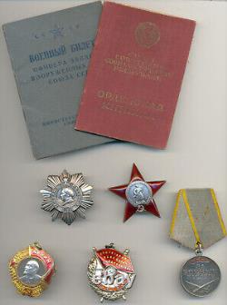 Soviet russian USSR Documented group of Kurenkov S. A