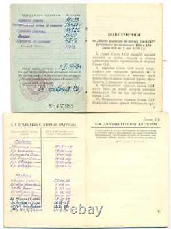 Soviet russian USSR Documented group of Kurenkov S. A