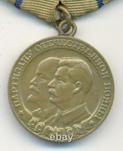 Soviet russian USSR Partisan Medal 2nd Class