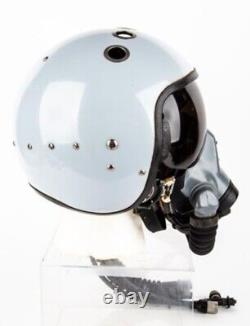 Vintage USSR ZSH-7 Helmet km-35 Oxygen Mask Russia Pilot Airforce Airplane NICE