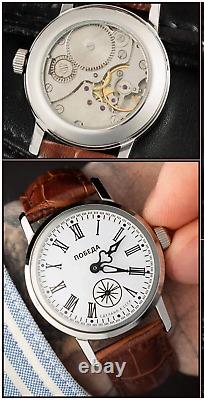 Vintage Watch Pobeda Mechanical Soviet Russian Classic USSR Rare Steel Zim 20th